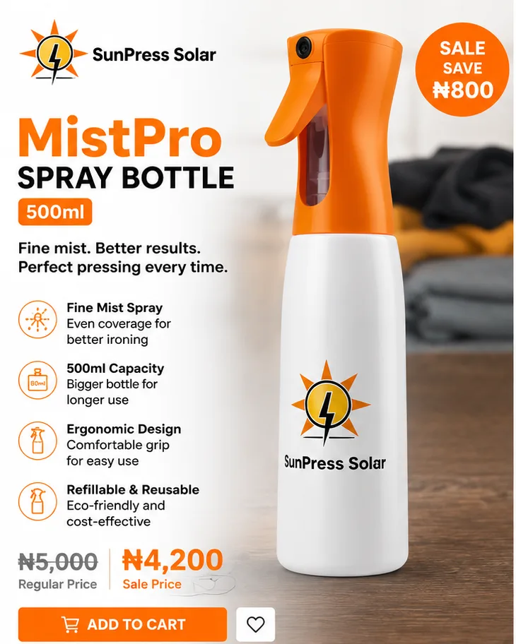 MistPro Spray Bottle – 500ml