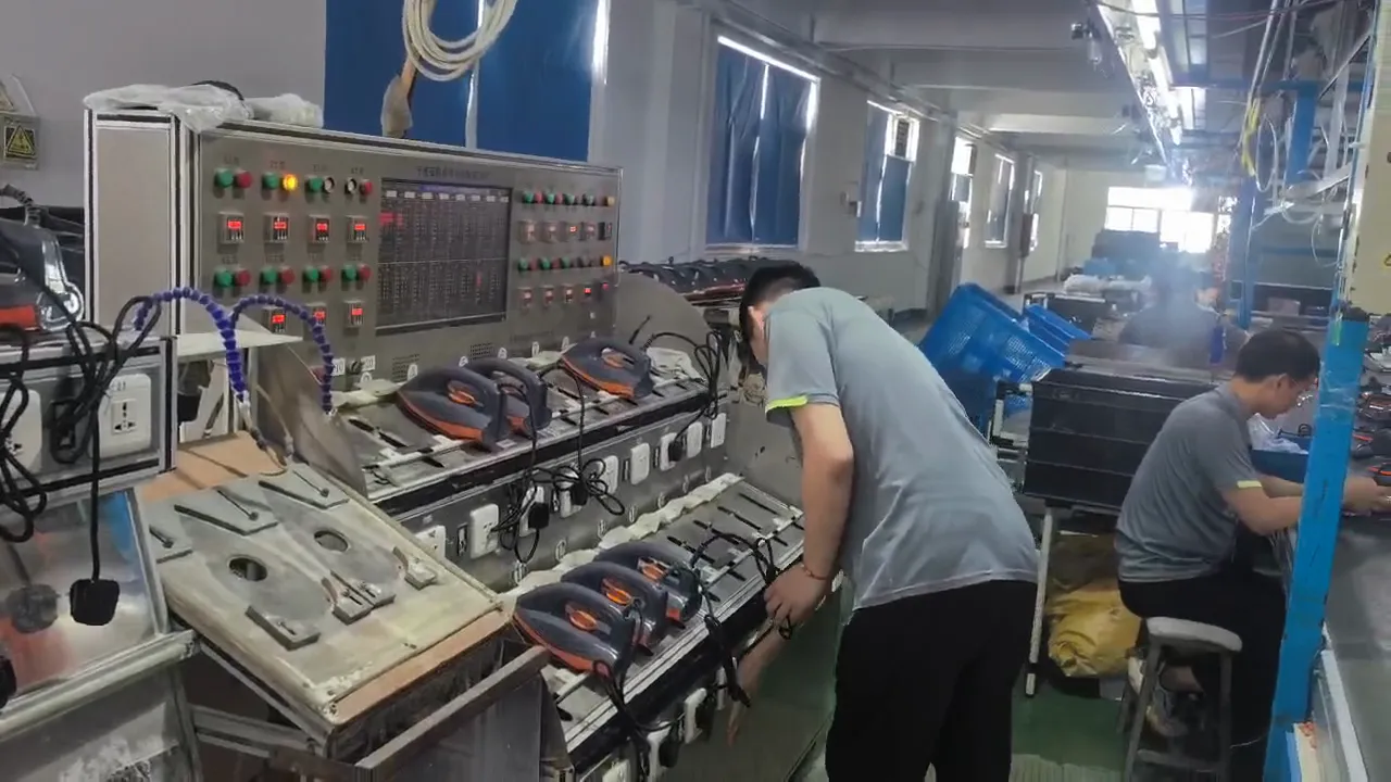 Electrical test stations checking every unit